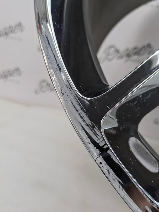 Chevrolet C7 Corvette Stingray Rear Rim Wheel Chrome Split 5-Spoke 20