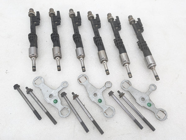 BMW E82 E88 E90 E92 E93 135 335xi N55 High Pressure Fuel Injectors Set of 6 7597870