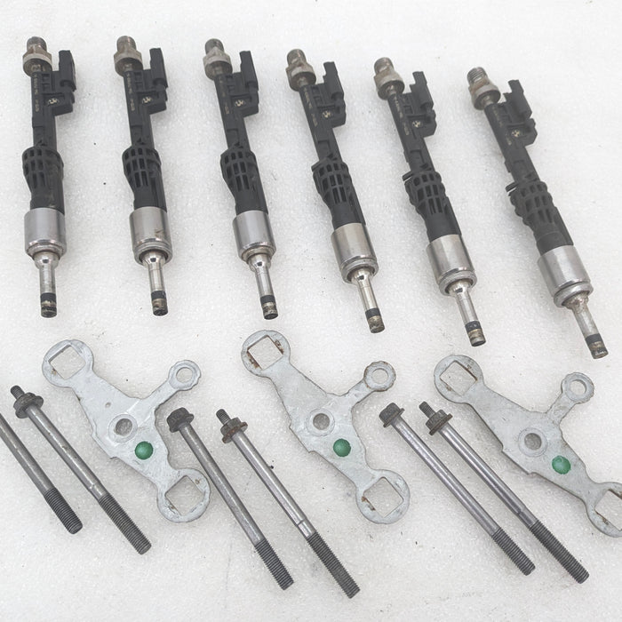 BMW E82 E88 E90 E92 E93 135 335xi N55 High Pressure Fuel Injectors Set of 6 7597870