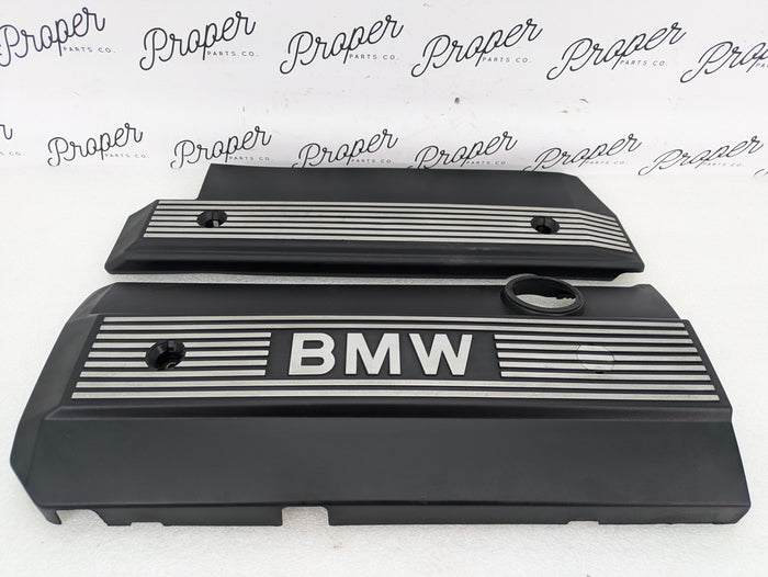 BMW E46 330ci 328ci 325ci 323ci 320i M54 Engine Valve Cover Ignition Vanity Trim Set 1710781/1707404