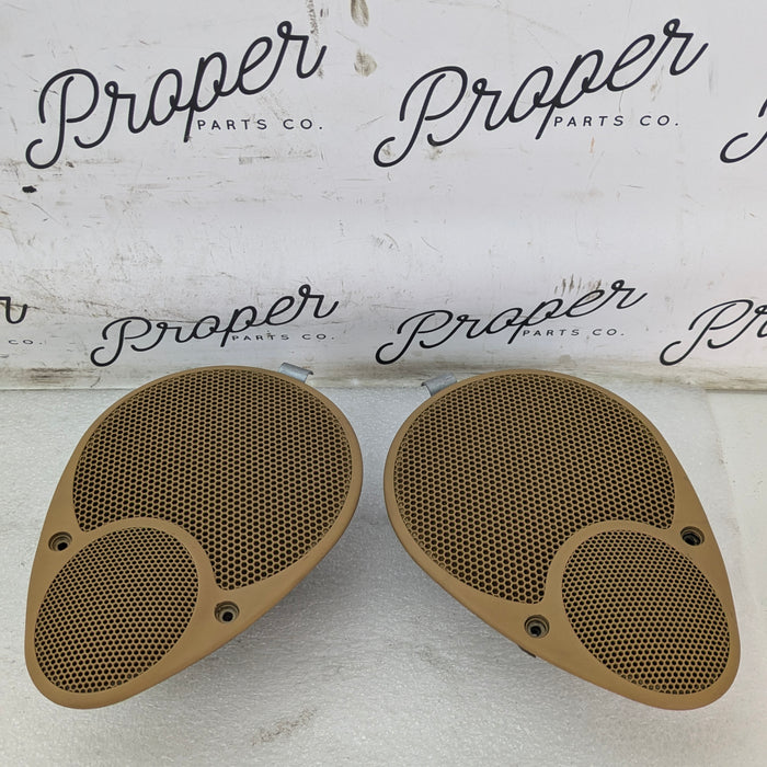 Porsche 996.2 911 Carrera 4 BOSE Rear Left/Right Speakers Savanna Beige 99664504300/99664504400