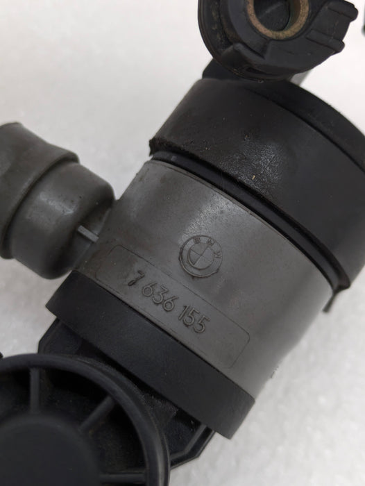 BMW E88 E82 135i Fuel Tank Breather Ventilation Valve Solenoid & Lines 7636155/7636156/6617097