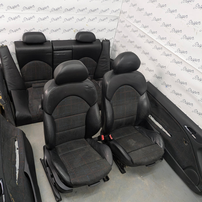 BMW E46 M3 M Texture Interior Swap Kit Door Cards & Seats