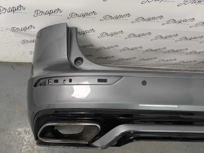 2021 Volvo V60 T6 R-Design Rear Bumper Assembly Osmium Gray Metallic (714) *DAMAGED*