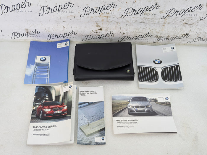 BMW E92 335xi 328xi LCI Owners Manuals W/Leather Case Holder 2902533
