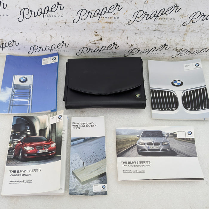 BMW E92 335xi 328xi LCI Owners Manuals W/Leather Case Holder 2902533