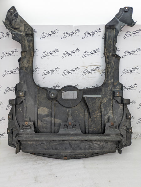 *Damaged* BMW E90 E91 E92 325XI Engine Underbody Splash Shield W/ Radiator Seal Shroud 7117369/7145287