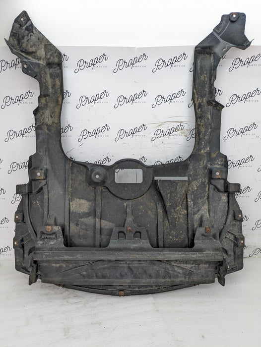 *Damaged* BMW E90 E91 E92 325XI Engine Underbody Splash Shield W/ Radiator Seal Shroud 7117369/7145287