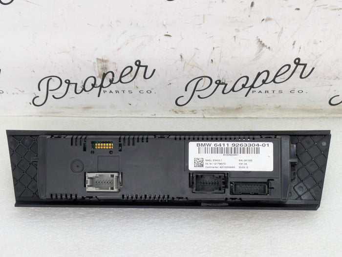 BMW E90 E91 E92 E93 335i 330i 328i 325i 323i Climate Control HVAC Buttons 9263304