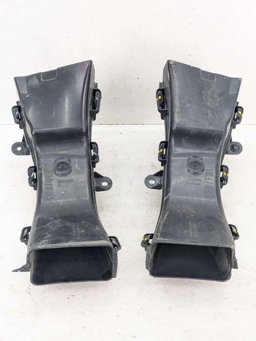 BMW F30 F31 335i 335xi 328i 328xi Front Left Right Brake Air Duct Set 7255417/7255418