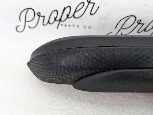 BMW E46 M3 330ci ZHP M Sport Coupe Rear Panel Armrest Left Black Cube Trim 8241211