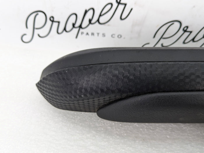 BMW E46 M3 330ci ZHP M Sport Coupe Rear Panel Armrest Left Black Cube Trim 8241211