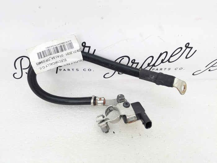 2021 Volvo V60 T6 R-Design Negative Battery Cable & Terminal 31652054/31376758