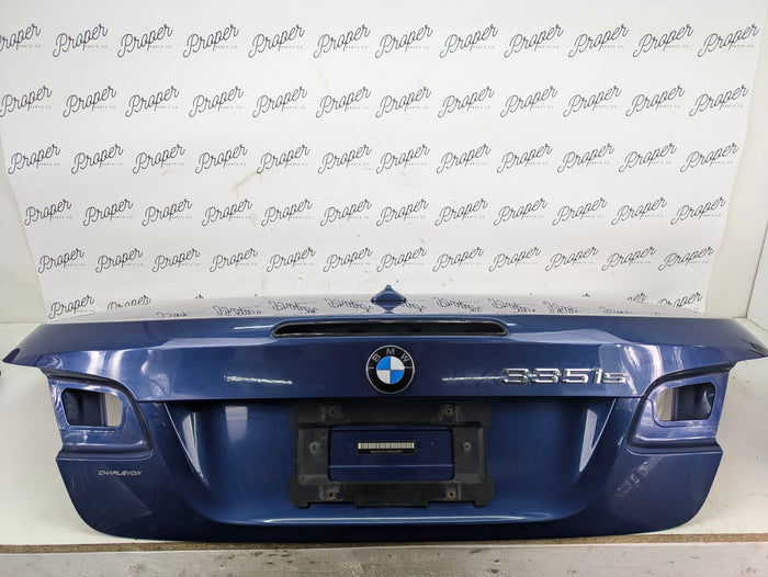 BMW E93 335is 335i 328i M3 Convertible Trunk Lid Le Mans Blue (381) 54377256742 *NOTE*