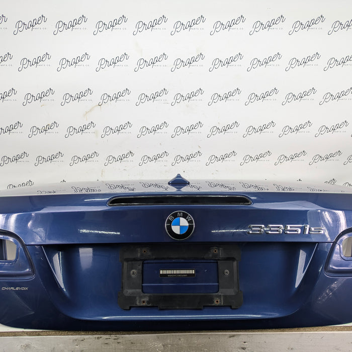 BMW E93 335is 335i 328i M3 Convertible Trunk Lid Le Mans Blue (381) 54377256742 *NOTE*