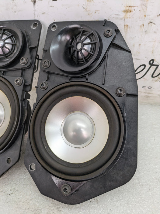 BMW E61 530xi L7 Logic 7 Hifi Midrange Rear Speaker & Tweeter Pair Left/Right 6934423/6934424