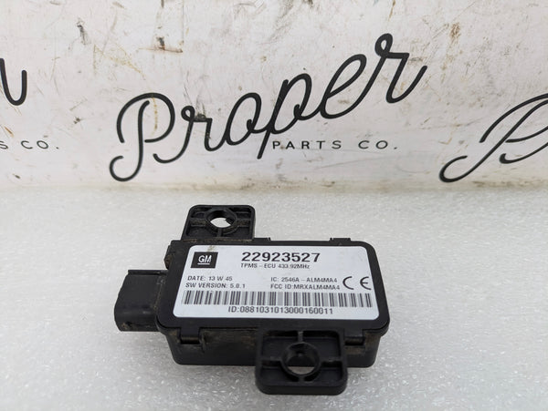 Chevrolet C7 Corvette Stingray Z51 Tire Pressure Monitoring System/TPMS Sensor Module 22923527