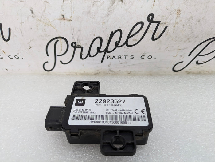 Chevrolet C7 Corvette Stingray Z51 Tire Pressure Monitoring System/TPMS Sensor Module 22923527