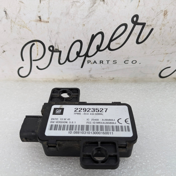 Chevrolet C7 Corvette Stingray Z51 Tire Pressure Monitoring System/TPMS Sensor Module 22923527