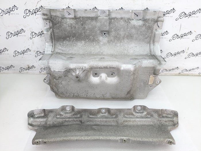BMW G20 G22 G23 G26 330ix M340ix Front/Rear Muffler Exhaust Heat Shields 7340982/7341000