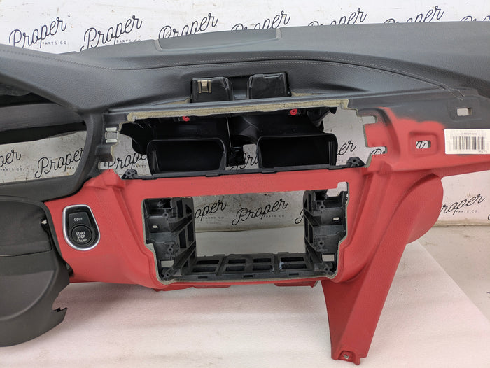 BMW F36 F30 F31 F32 F33 F34 440xi 430xi LCI Coral Red Dashboard W/O HUD