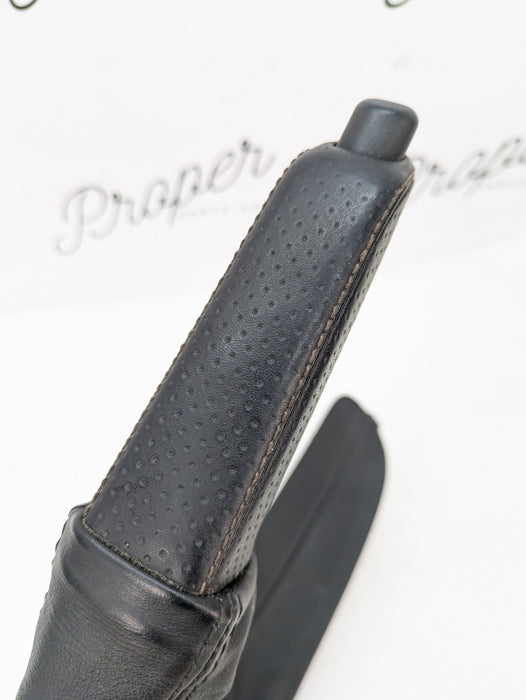 BMW E82 E88 135i 128i M Sport Perforated Parking Brake Handle & Leather Boot 8036111