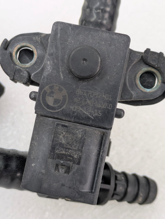 BMW F36 435xi Fuel Tank Breather Ventilation Valve Solenoid W/Lines & Sensor 7636155/8617097/7604938/7636156 *DAMAGED*