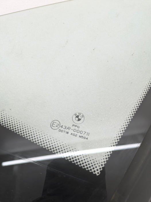 BMW Z3 M Roadster Driver/Left Side Door Quarter Window Glass 51328410161