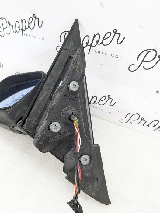 BMW E46 330i 328i 325i 323i Sedan/Wagon Left Side View Wing Mirror Black 51167153087