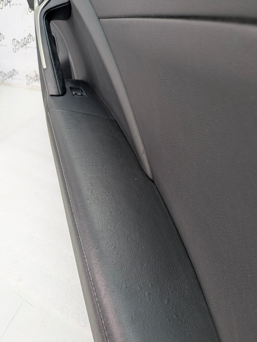 Chevrolet C7 Corvette Stingray Z51 Right/Passenger Side Jet Black Leather Door Panel Card