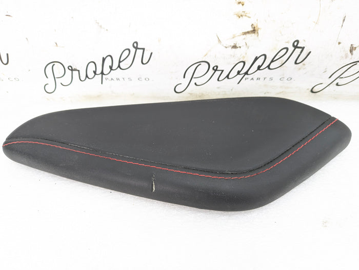 2018 Chevrolet 6th Gen Camaro 2SS Left/Driver Side Black Leather/Red Stitching Knee Pad *DAMAGED*