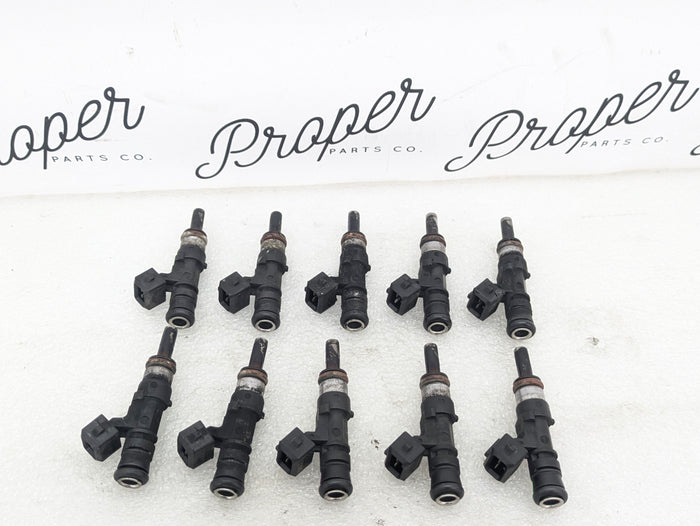 BMW E60 E61 E63 M5 M6 S85 Fuel Injector Complete Set 10 7834893
