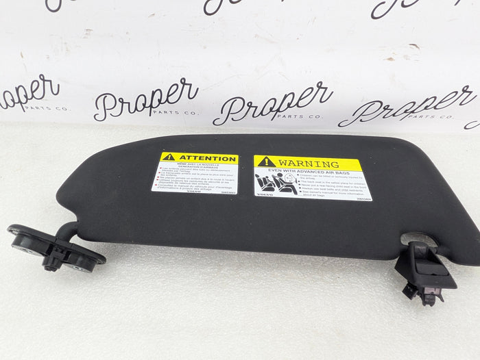 2021 Volvo V60 T6 R-Design Right/Passenger Side Black Sun Visor 30653404