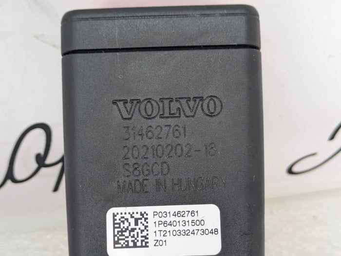 2021 Volvo V60 T6 R-Design Rear Right/Passenger Side Seat Belt Buckle 31462761