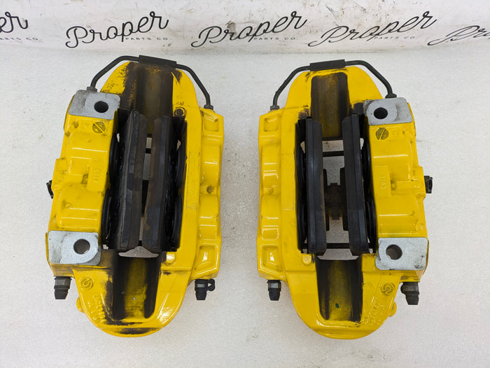 2018-2024 Alfa Romeo Stelvio 2.0 Brembo Front Caliper Set Left Right Yellow