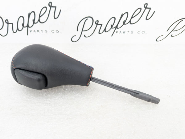 BMW E46 330Ci 328Ci 325CI 323Ci Leather Schwarz Black Shift Knob M Stitching 25167533347
