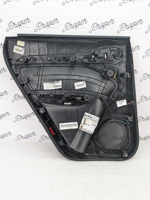 2015-2018 Audi 8U Q3 Right Rear Passenger Interior Door Panel Card Black 8U0867306