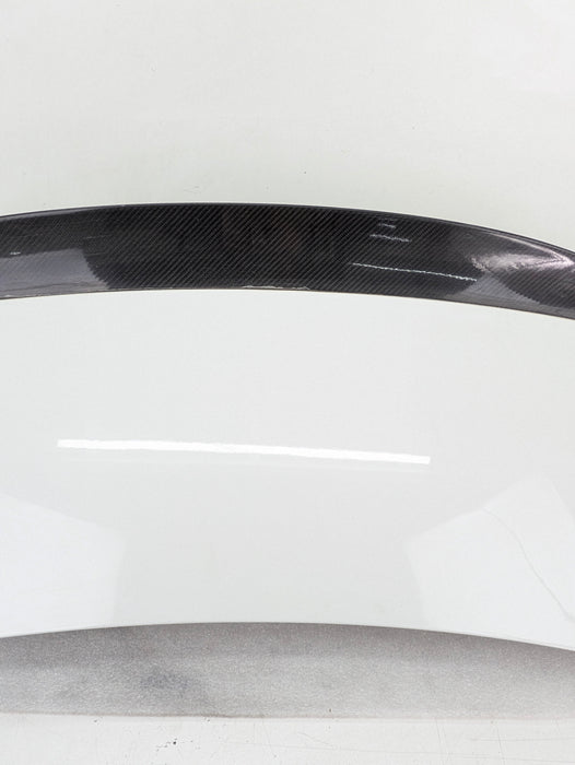 BMW E92 M3 335i 328i LCI Coupe Trunk Lid W/Aftermarket Spoiler Alpine White (300) 41627254428