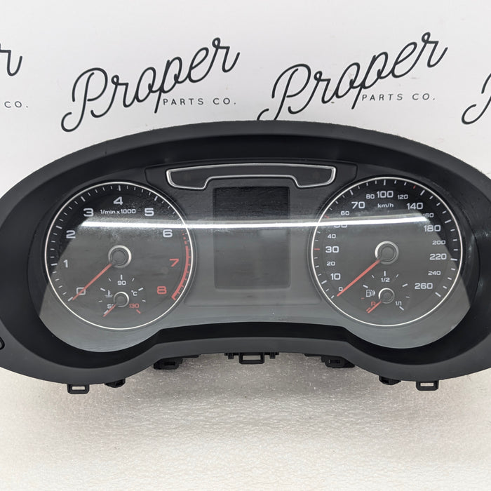 2016-2018 Audi 8U Q3 Speedometer Instrument Gauge Cluster KMH 8U0920940L
