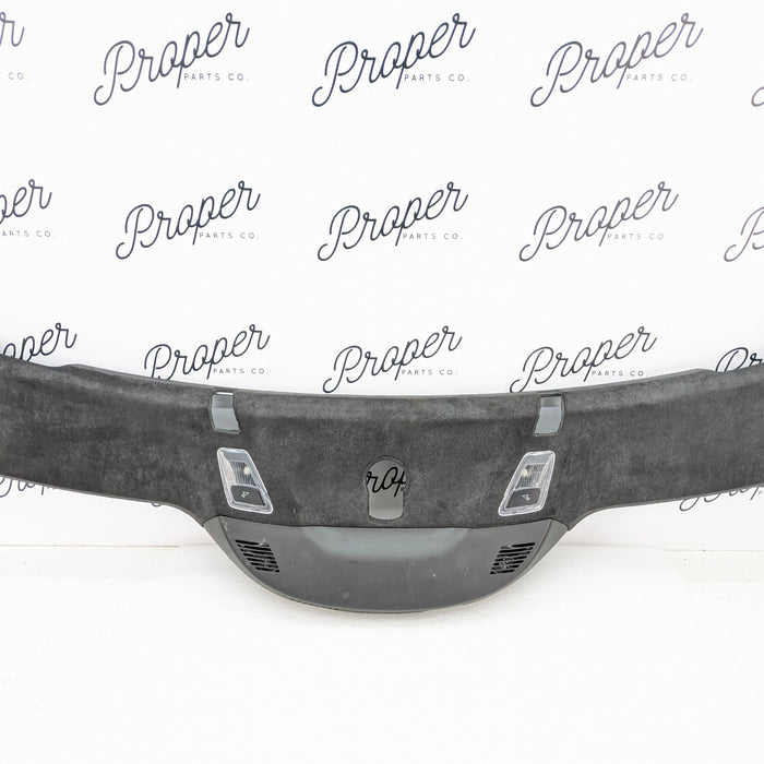 Chevrolet C7 Corvette Stingray Upper Windshield Headliner Suede Trim Panel W/Anti-Theft Alarm Sensor 23345041