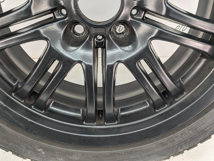 BMW E46 M3 OEM Black Staggered Style 67 Front M-Double Spoke Wheels/Rims Set Of 4 18X8 18x9 2229950/2229960 *Note*