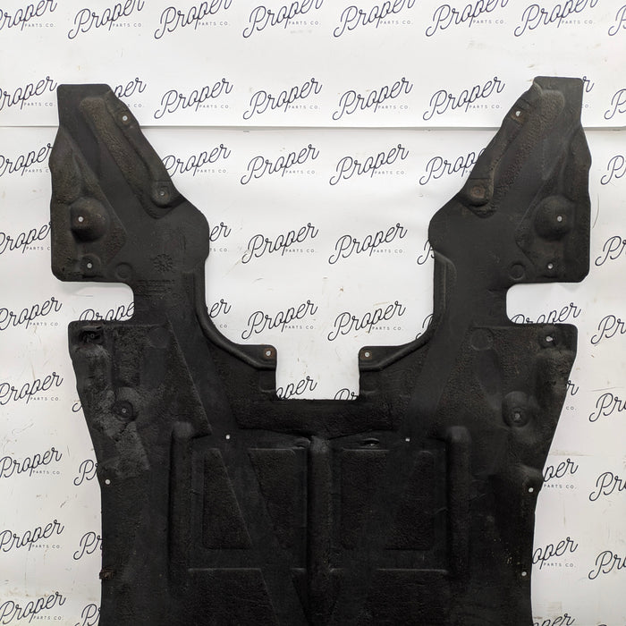 BMW F36 440Xi AWD Lower Engine Underbody Splash Shield Encapsulation *DAMAGED*