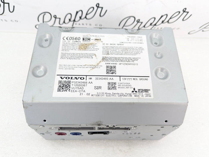 2021 Volvo V60 T6 R-Design Radio Receiver Control Unit Navigation GPS Module 32343493