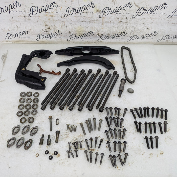 BMW F97 X3 M S58 Internal Engine Head Bolts Chain Guide & Misc Hardware 11128644675