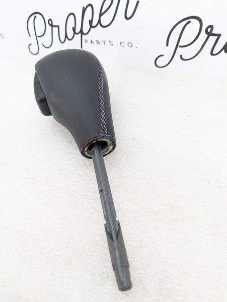 BMW E46 330Ci 328Ci 325CI 323Ci Leather Schwarz Black Shift Knob M Stitching 25167533347