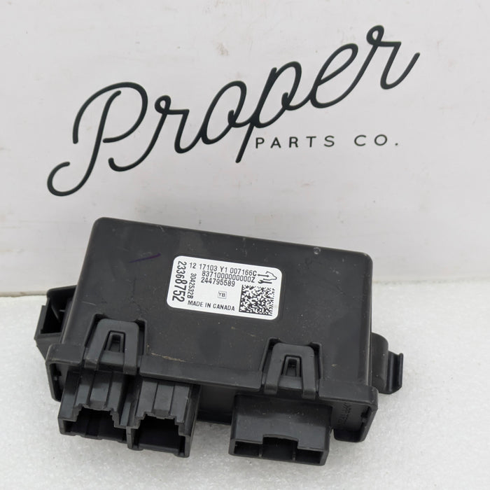 Chevrolet C7 Corvette Stingray Rear Trunk Lid/Hatch/Liftgate Control Module 23368752