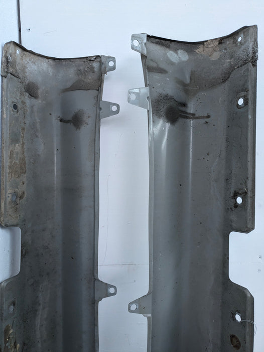 BMW Z3 M Roadster Coupe Wide Side Skirt Titanium Silver Set Left Right 41218401405