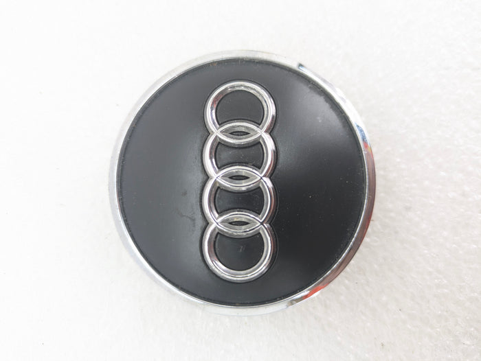 Audi 8V RS3 Black & Chrome Wheel Rim Center Caps 8W0601170