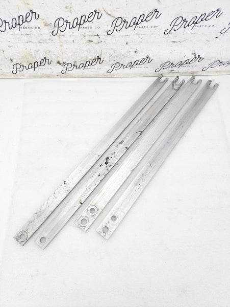 Chevrolet C7 Corvette Stingray Z51 Underbody Floor Crossbar Support Brace Bar Bracket Set