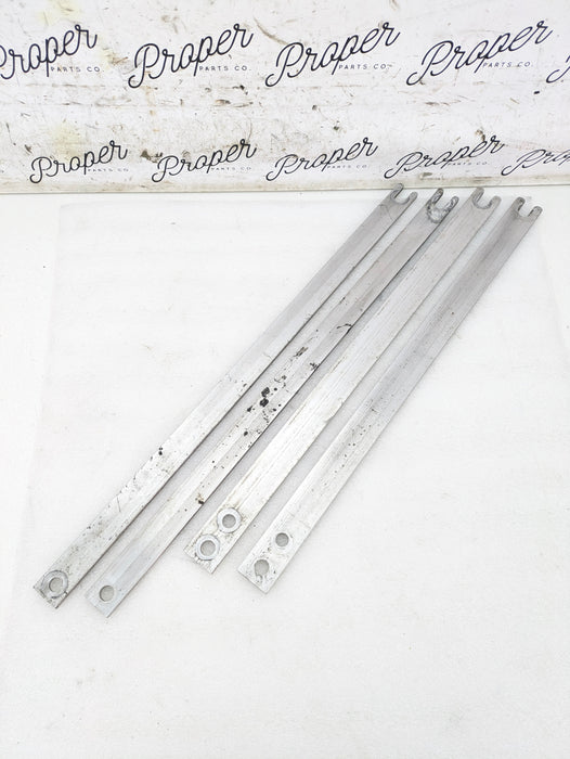 Chevrolet C7 Corvette Stingray Z51 Underbody Floor Crossbar Support Brace Bar Bracket Set